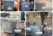تعویض سطل های مکانیزه خیابان فریدون محمدی